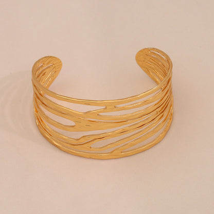 Statement Floral Bangle