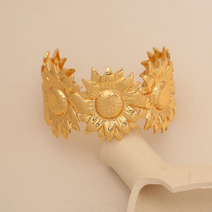 Statement Floral Bangle