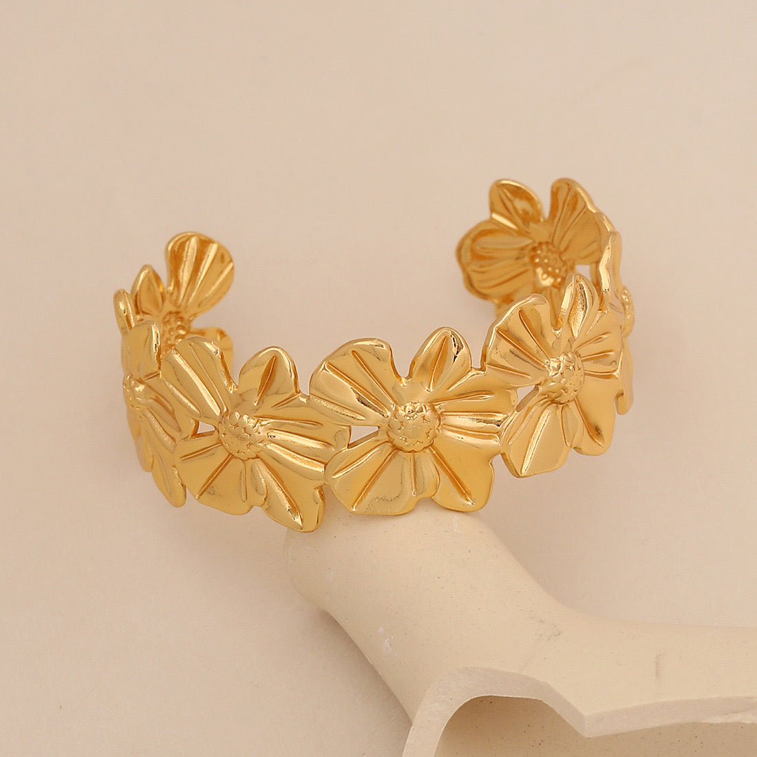 Statement Floral Bangle