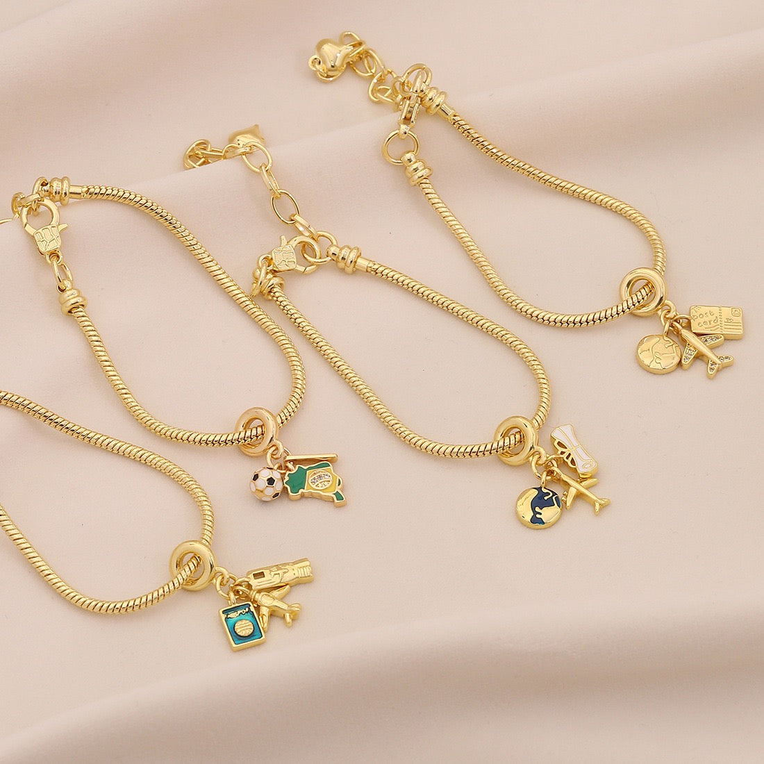 Travel Charm Bracelet