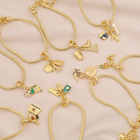 Travel Charm Bracelet