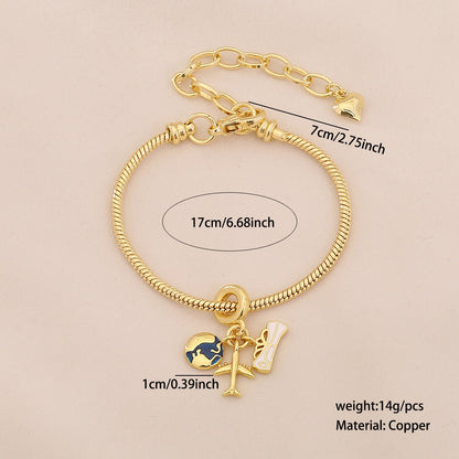 Travel Charm Bracelet