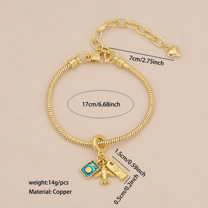 Travel Charm Bracelet