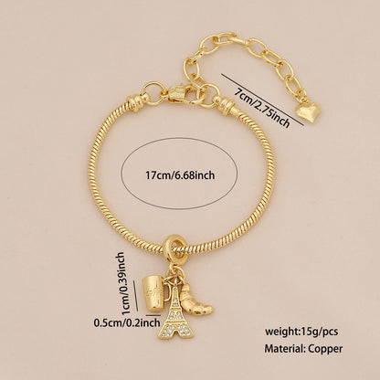 Travel Charm Bracelet