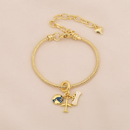 Travel Charm Bracelet