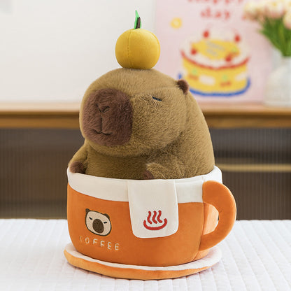 Capybara Coffee Plush