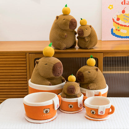 Capybara Coffee Plush