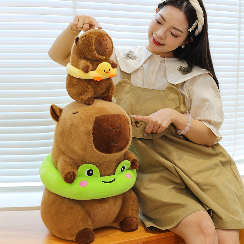 Capybara Plush with Swim Ring