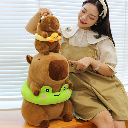 Capybara Plush with Swim Ring
