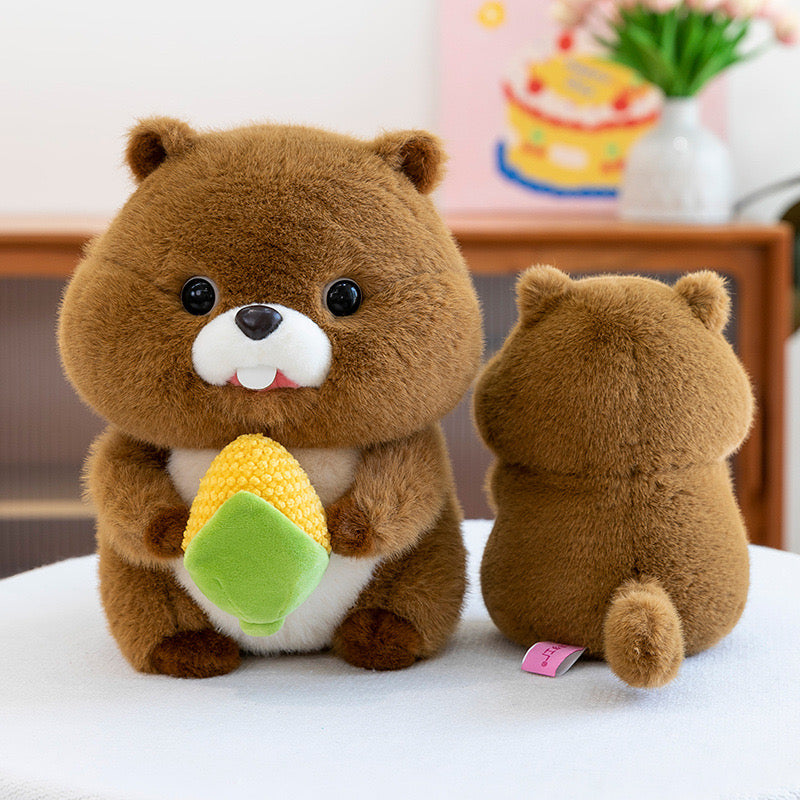 Cute Corn Groundhog Plush Toy