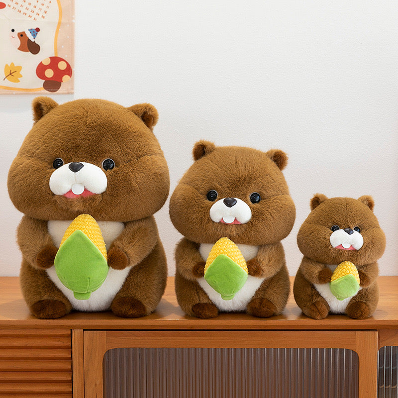 Cute Corn Groundhog Plush Toy