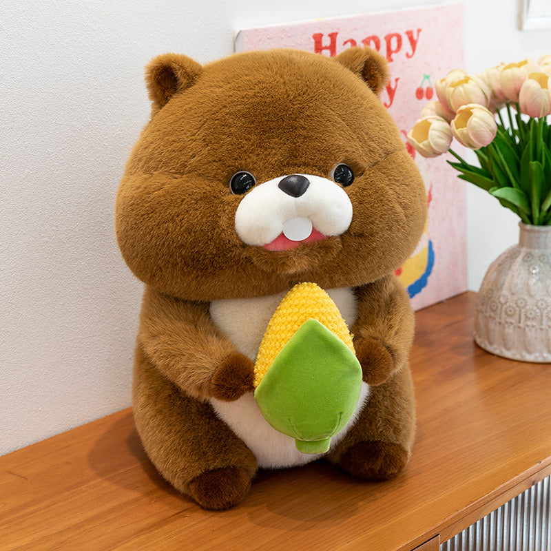 Cute Corn Groundhog Plush Toy