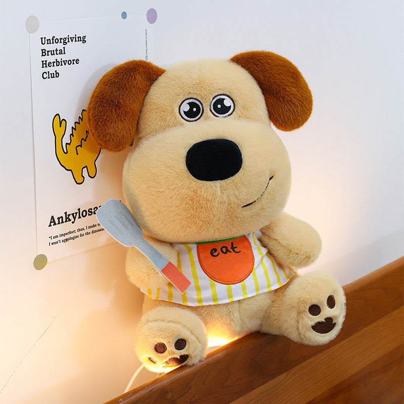 Chef Dog Plush Toy