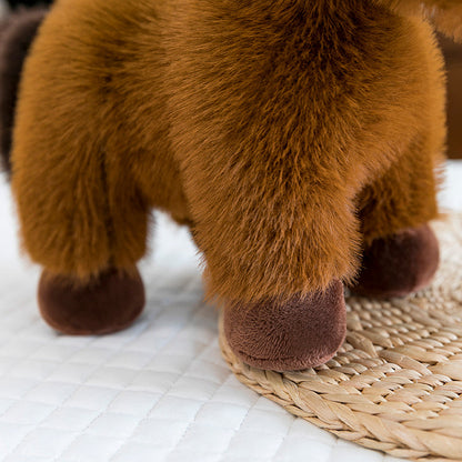 Cute Plush Horse Pillow