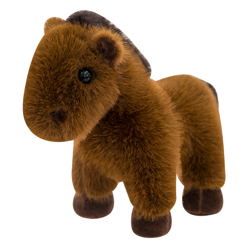 Cute Plush Horse Pillow