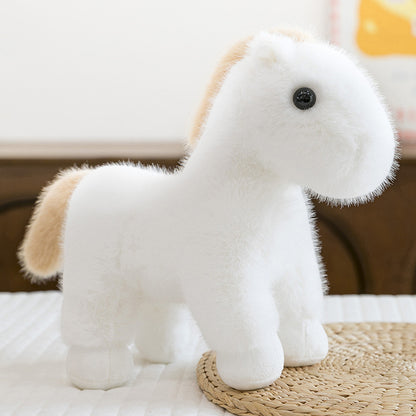 Cute Plush Horse Pillow