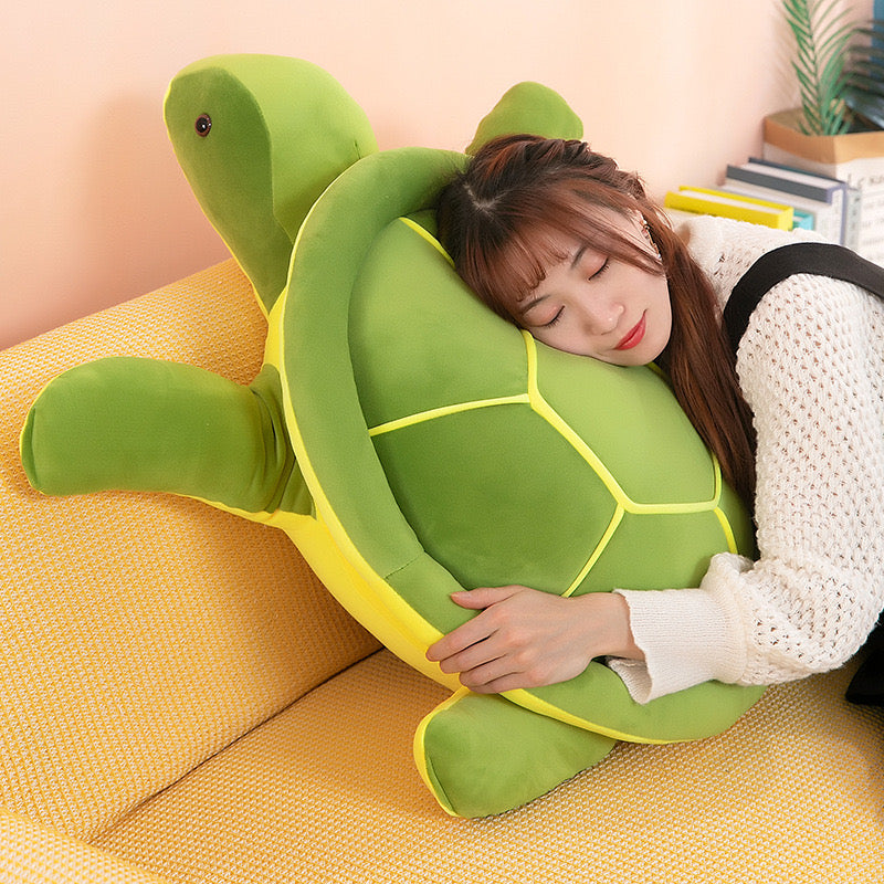 Realistic Turtle Plush Pillow