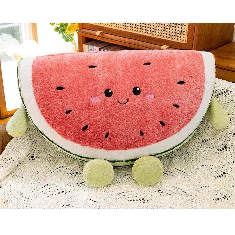 Huggable Watermelon Plush Pillow