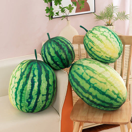 3D Watermelon Plush Pillow
