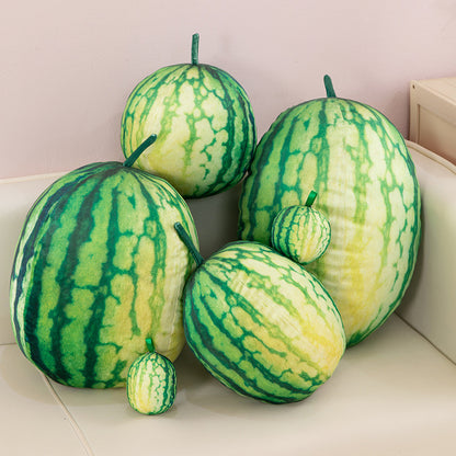 3D Watermelon Plush Pillow