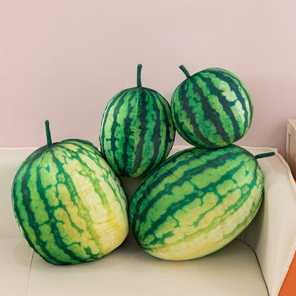 3D Watermelon Plush Pillow