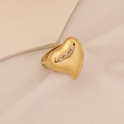 Geometric Titanium Steel Open Ring