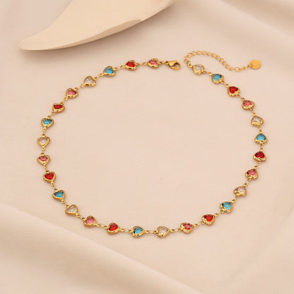 Heart Pendant Stainless Steel Necklace