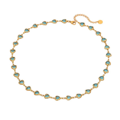 Heart Pendant Stainless Steel Necklace