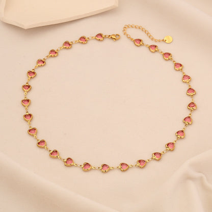 Heart Pendant Stainless Steel Necklace