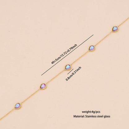 Heart & Butterfly Stainless Steel Pendant Necklace