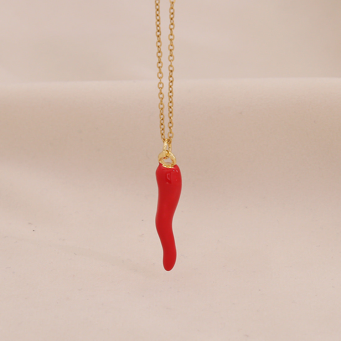 Fruit, Lips & Chilli Stainless Steel Pendant Necklace
