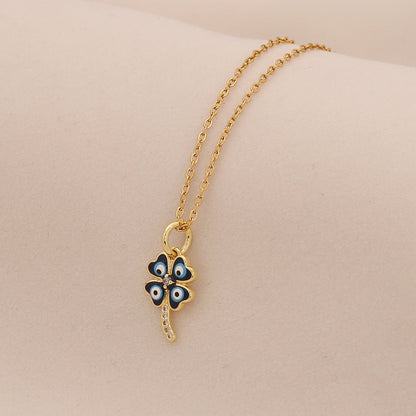 Evil Eye Stainless Steel Necklace