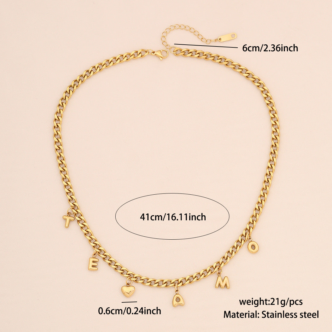 Eight-Pointed Star Rhinestone Stainless Steel Necklace