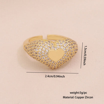 Full Zircon Irregular Geometric Ring