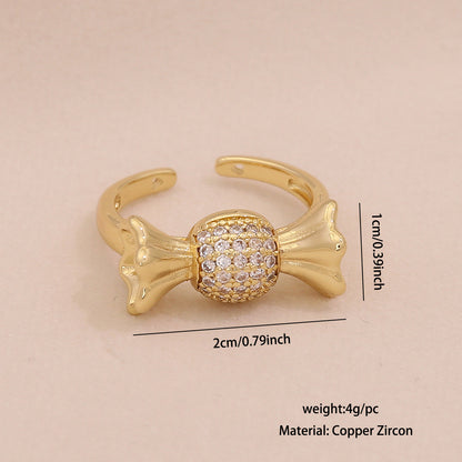 Full Zircon Irregular Geometric Ring