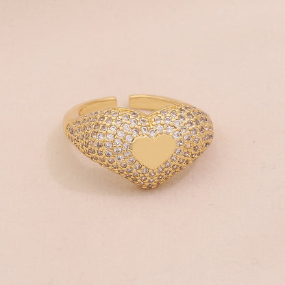 Full Zircon Irregular Geometric Ring