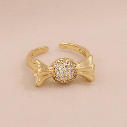 Full Zircon Irregular Geometric Ring