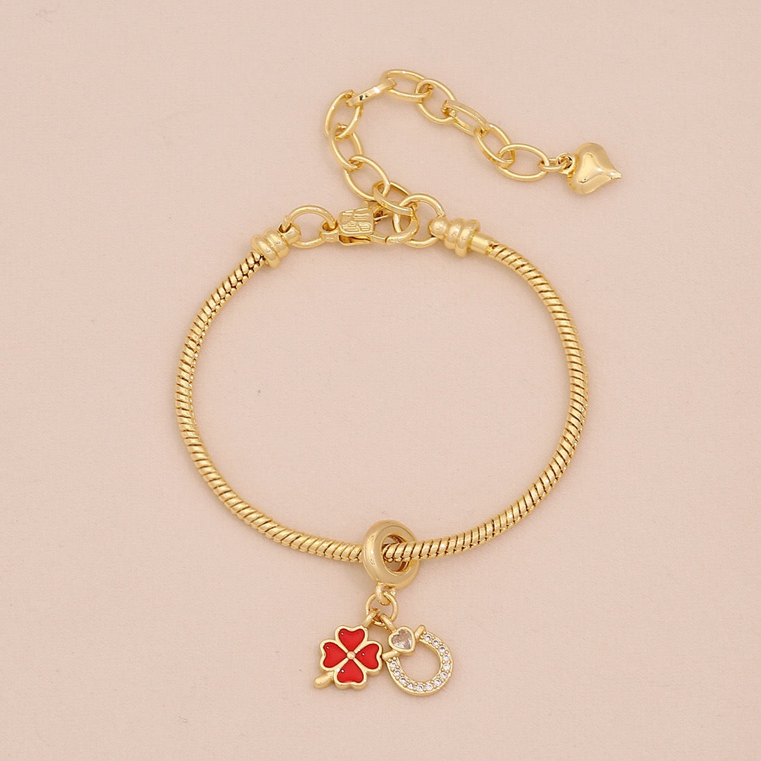 Daisy Heart DIY Charm Bracelet