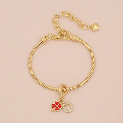 Daisy Heart DIY Charm Bracelet
