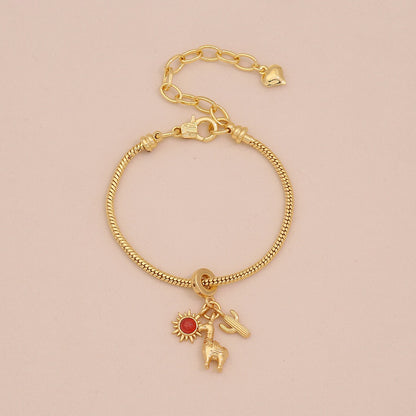 Daisy Heart DIY Charm Bracelet