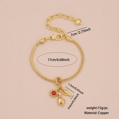 Daisy Heart DIY Charm Bracelet