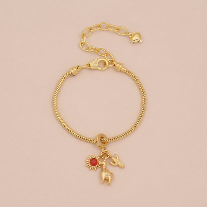 Daisy Heart DIY Charm Bracelet