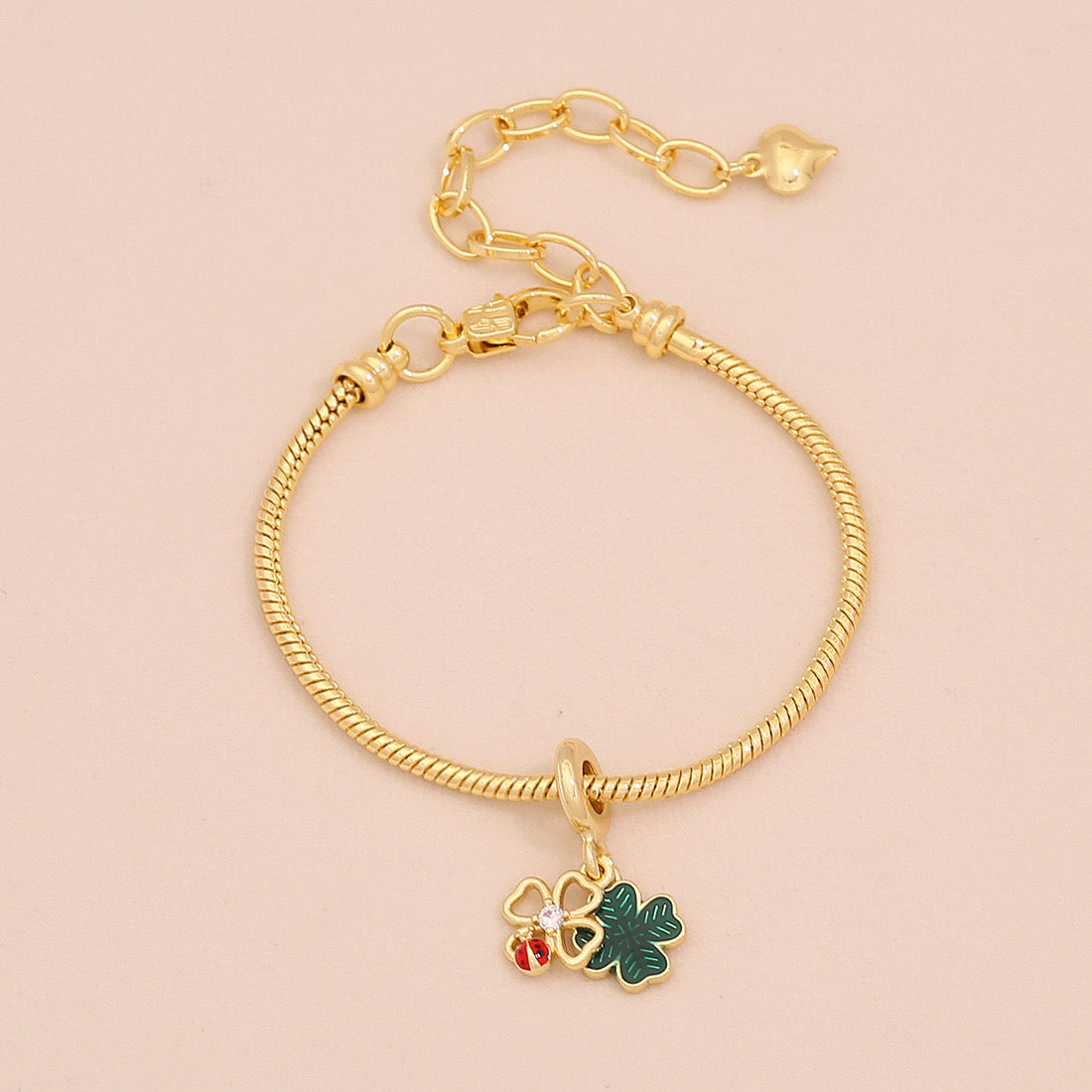 Daisy Heart DIY Charm Bracelet