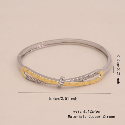 Gold Heart Leopard Snake Cuff Bracelet