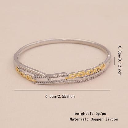 Gold Heart Leopard Snake Cuff Bracelet