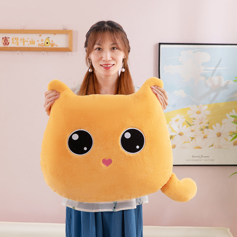 Adorable Cat Head Pillow
