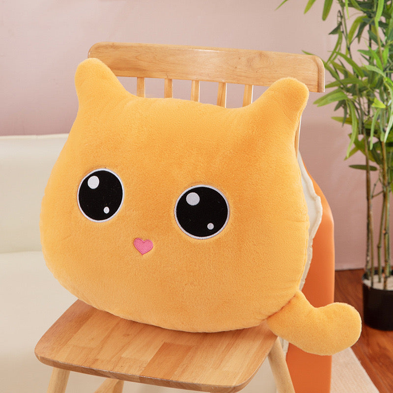 Adorable Cat Head Pillow