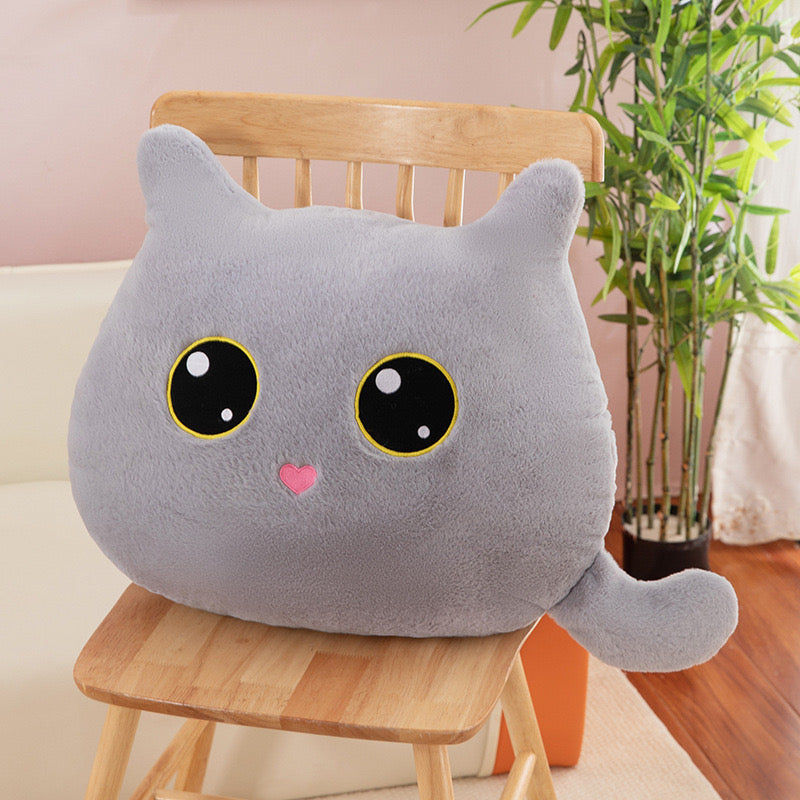 Adorable Cat Head Pillow