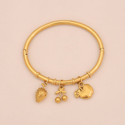 Starfish Shell & Butterfly Flower Bracelet
