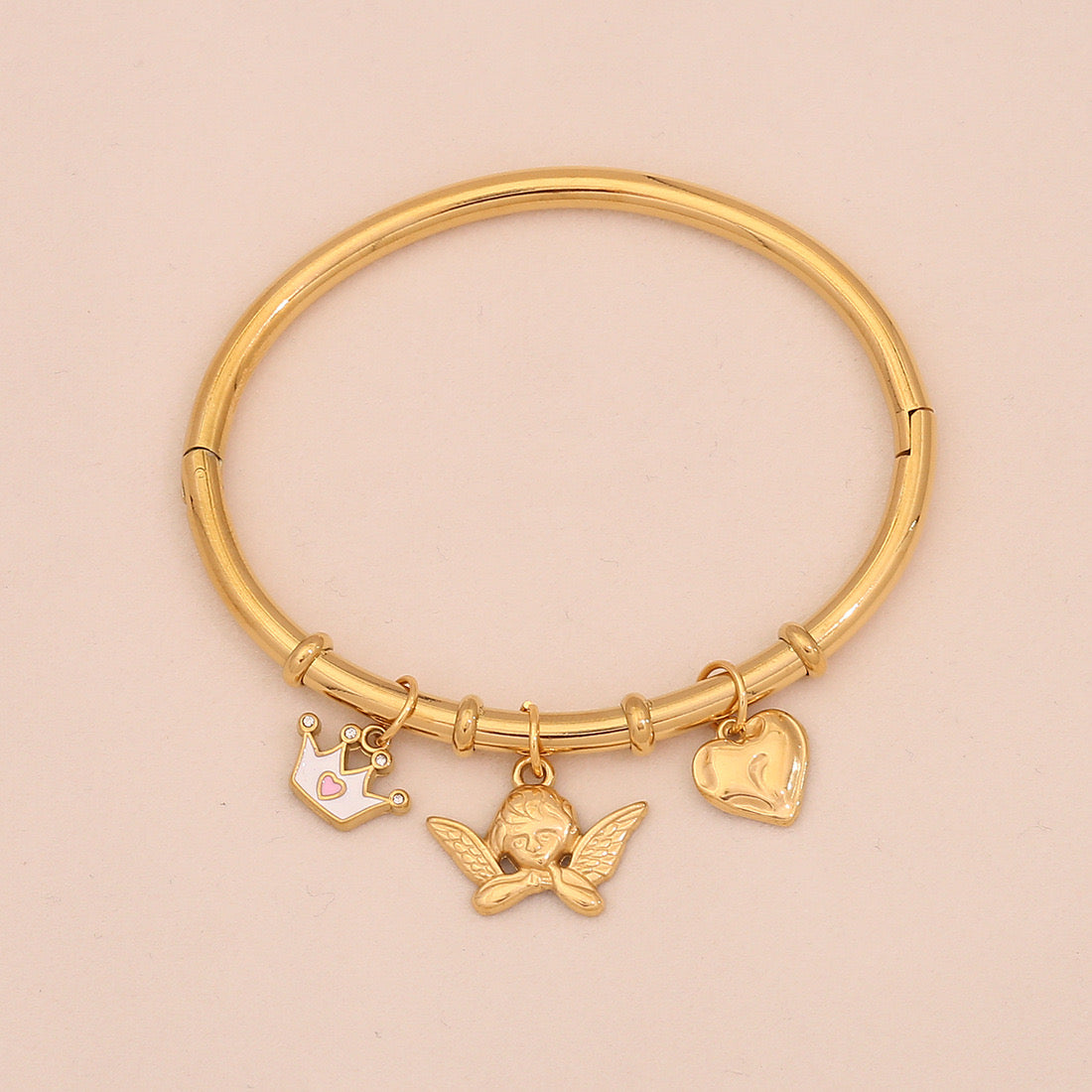 Starfish Shell & Butterfly Flower Bracelet
